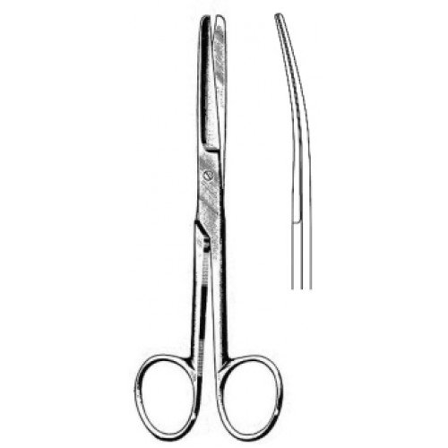 Deaver Scissors, Curved, Blunt/Blunt, 14cm