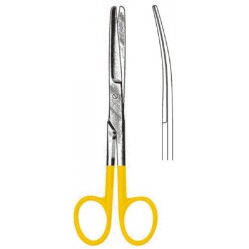 Deaver Scissors, Curved, Blunt/Blunt, Tungsten Carbide, 14cm