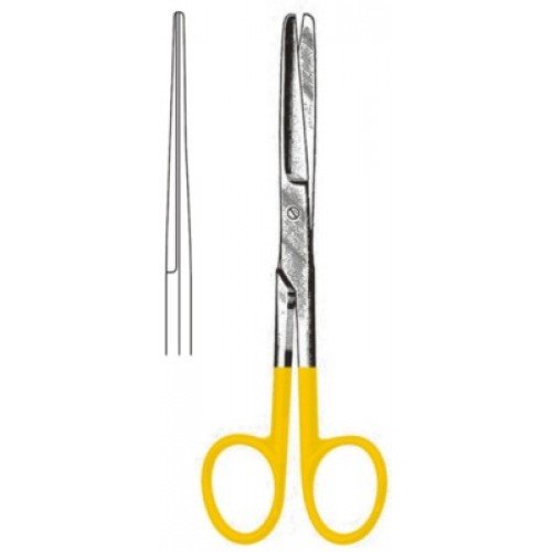 Deaver Scissors, Straight, Blunt/Blunt, Tungsten Carbide, 14cm