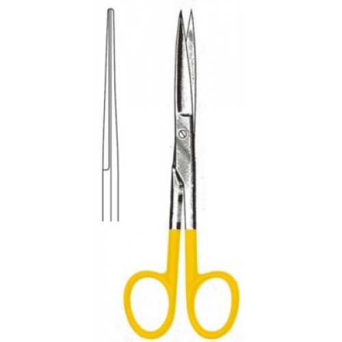 Deaver Scissors, Straight, Sharp/Sharp, Tungsten Carbide, 14cm