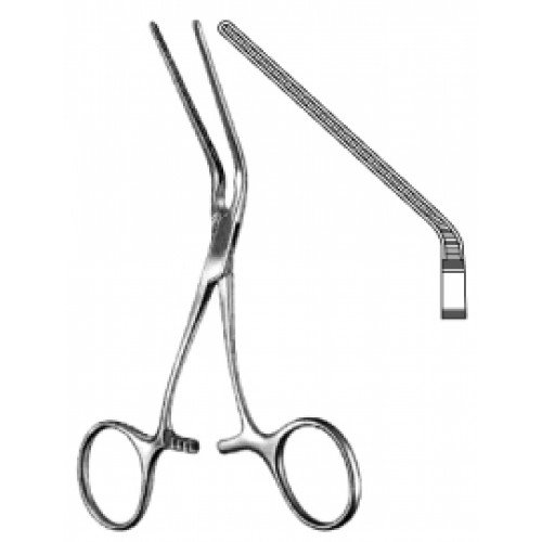 DeBakey Bulldog Atraumatic Forceps, 45° degree, 12.5cm