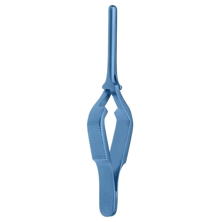 DeBakey Bulldog Clamp Atrauma, Straight, Titanium, Tip width 5cm, Length 8.5cm