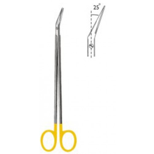 DeBakey POTTS-SMITH Vascular Scissors, 25 Degree, 19cm