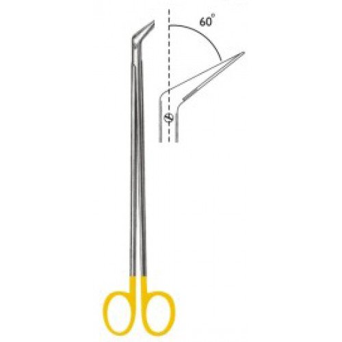 DeBakey Potts-Smith Vascular Scissors, 60 Degree, 23cm