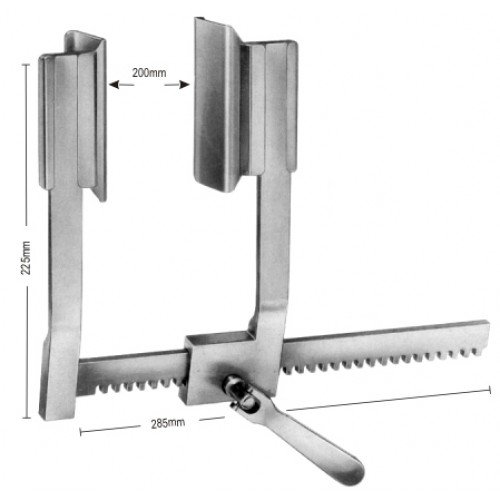 DeBakey Rib Spreader only 225x285mm (Pair)