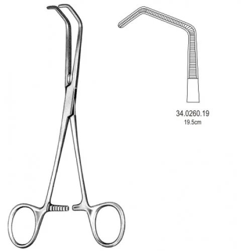 DeBakey-Satinsky, Beck Vena Cava, Clamp, Tangential Occlusion,19.5cm