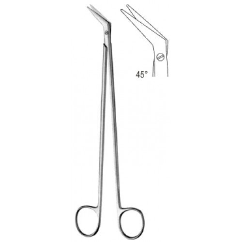 DEBAKEY Vascular Scissors 23cm 45°