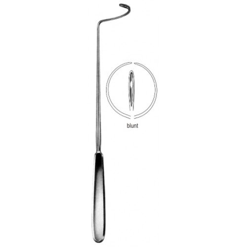 Deschamps Ligature Needle blunt left 28cm