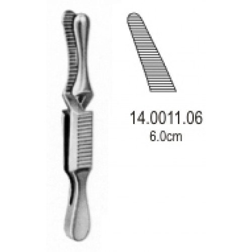 Dieffenbach Bulldog Clamp, Curved, 6.0cm