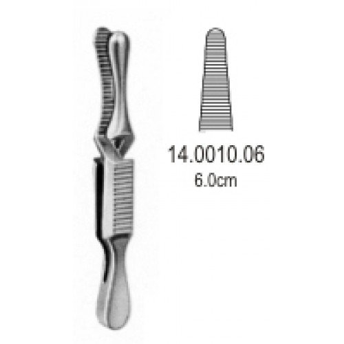 Dieffenbach Bulldog Clamp, Straight, 6.0cm