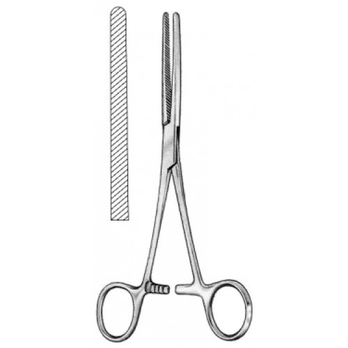 Doyen baby Intestinal Forceps, Straight, 18cm