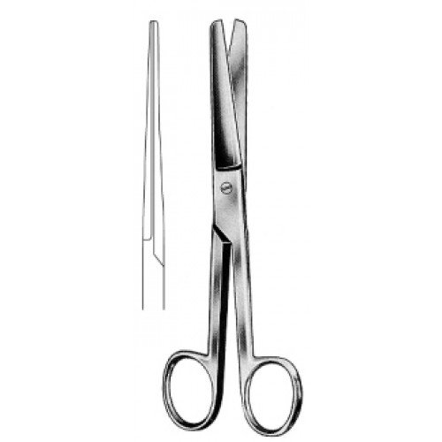 DOYEN Gynecological Scissors Straight, 17.5cm