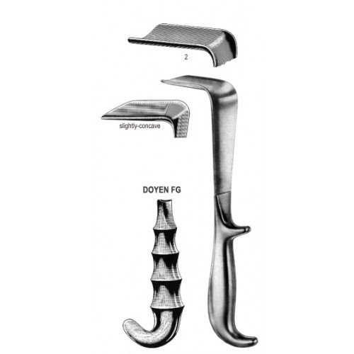 Doyen Vaginal Speculum finger grip 95x35mm
