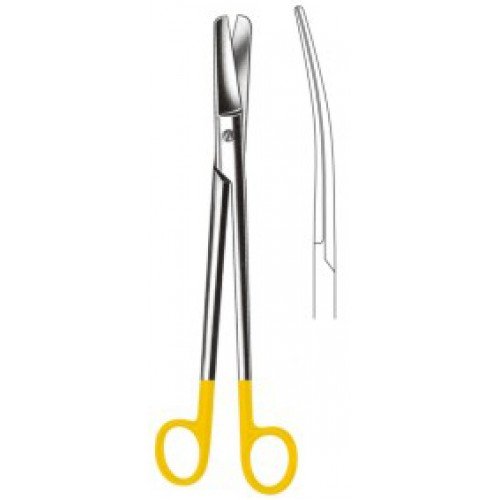 DUBOIS Gynecological Scissors Curved 27cm Tungsten Carbide