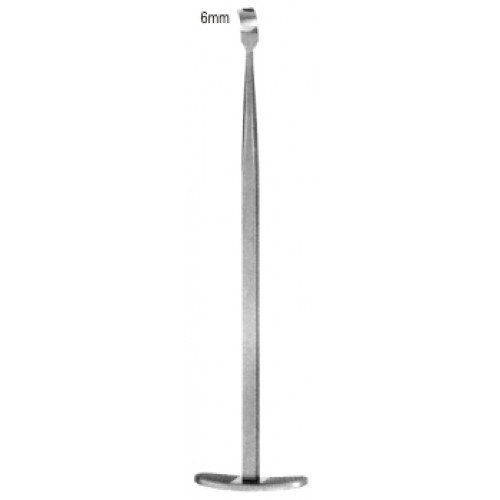 Dunn Dautrey Osteotome strong Curved 6mm, 17cm