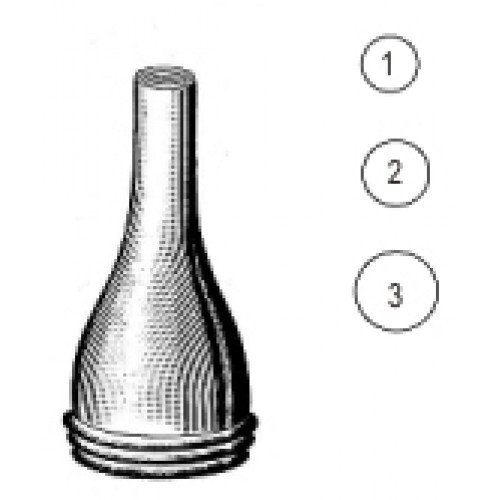 Erhardt Ear Speculum, 4.5mm-6.5mm, Set of 3