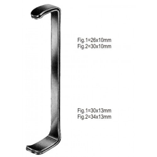 Farabeuf Retractor Double ended 12cm Fig.1