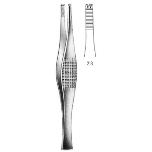 Ferris Smith Tissue Forceps, 2×3 Teeth, 18cm