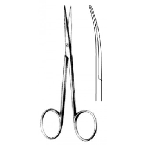 Fine Operating Scissors taper blades Curved 11cm