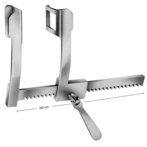 Finochietto Rib Spreader 45x65mm, 210mm