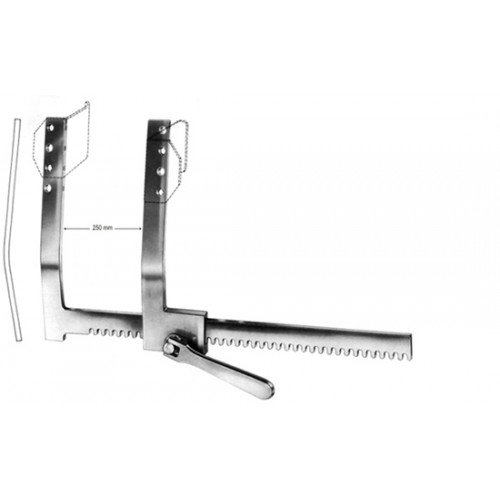 Finochietto Spreader only large 25cm Aluminium