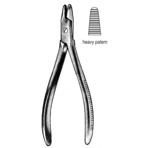 Flat Nose Plier Heavy 16cm