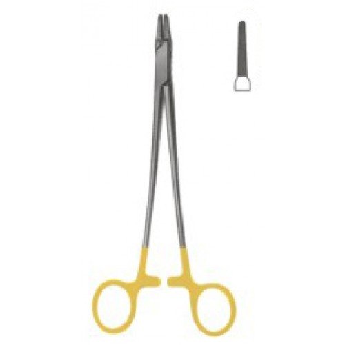French Eye Needle Holder 26cm Tungsten Carbide