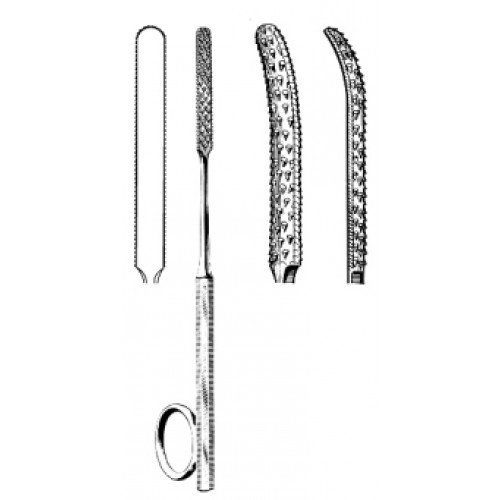 Gallaher Rhinology Raspatory Curved left Fig.2, 16cm
