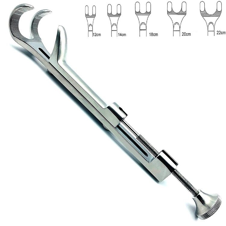 Gerster-Lowmann Bone Holding Clamp, 1×2 prongs, 18cm