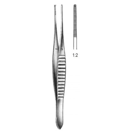 Gillies Tissue Forceps, 1×2 Teeth, 15cm