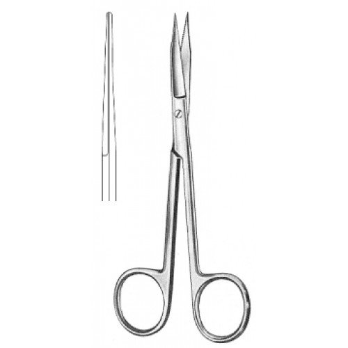 GOLDMAN-FOX Gum Scissors Straight 13cm