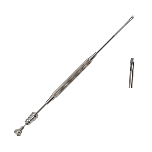 Gorney (Freer) Septum Suction Elevator, 3mm Semi-Sharp Square working Tip, Straight, Total Length 20cm