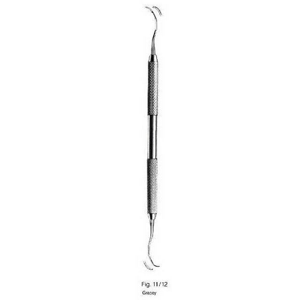 Gracey Curettes, Double Ended, Stainless Steel, Size. 11/12