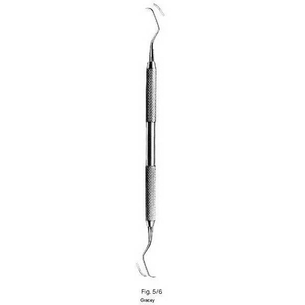 Gracey Curettes, Double Ended, Stainless Steel, Size. 5/6