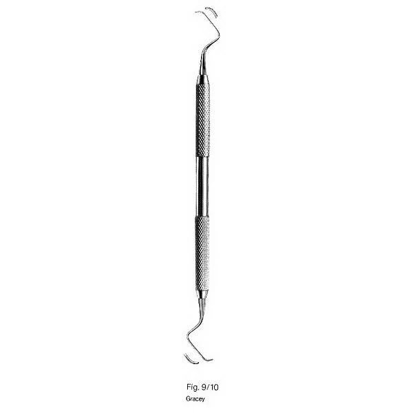 Gracey Curettes, Double Ended, Stainless Steel, Size. 9/10