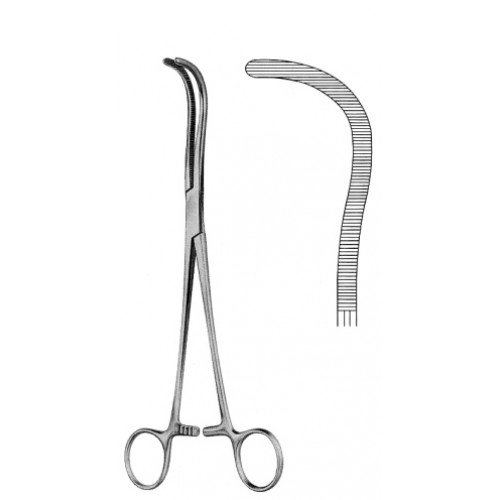 Guyon Pedicle Clamp, Curved, 23cm