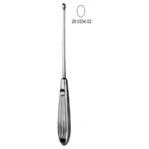 Halle Bone Curette Malleable 21cm Fig.2