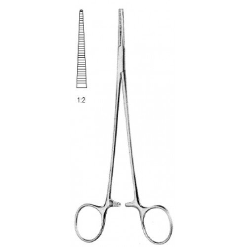 Halstead Mosquito Forceps, Straight, 1×2 Teeth, 18cm
