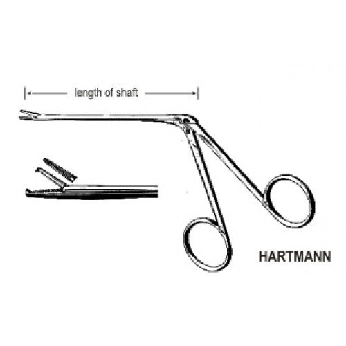 Hartmann Ear Forceps, 1×2 Teeth, 8.5cm