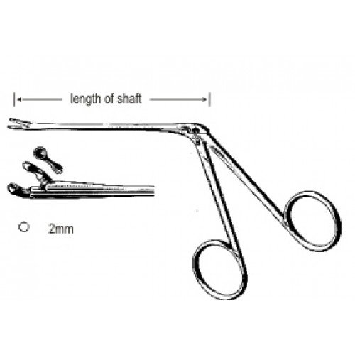 Hartmann Ear Forceps Cup Jaws 2mm 8.5cm