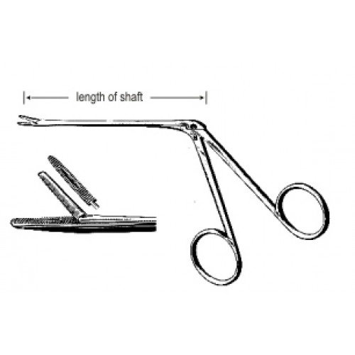 Hartmann Noyes Ear Polypus Serrated Forceps 9cm
