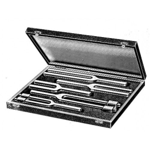 Hartmann Tunning Fork, Set of 6, in case