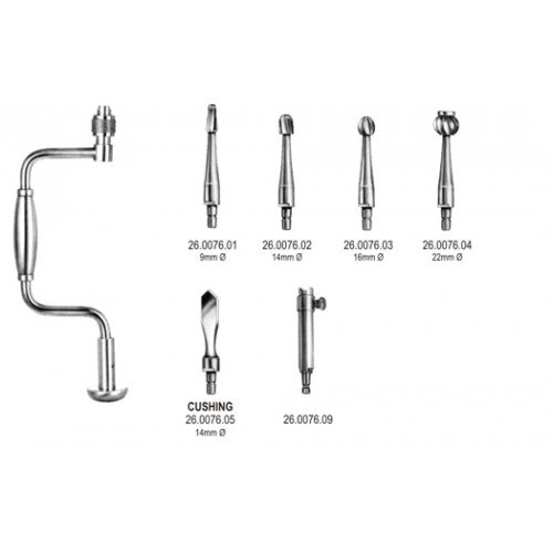 Hudson Brace 27cm complete set with 1,2,3,5 and ext.