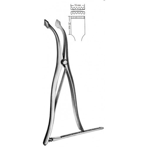 Inge Laminectomy Spreader Jaw 15x20mm, 24cm