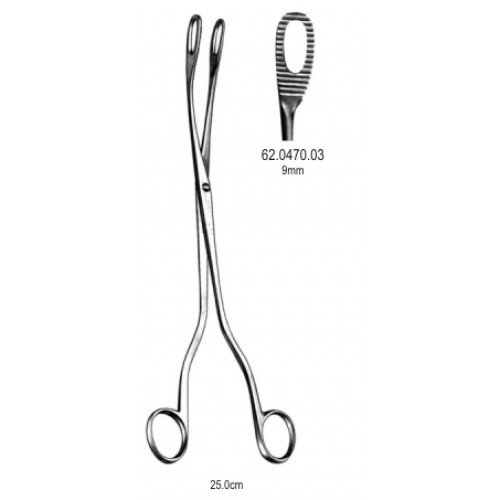 J.A.M.W Placenta Forceps Curved 9.0mm, 25cm Fig.3