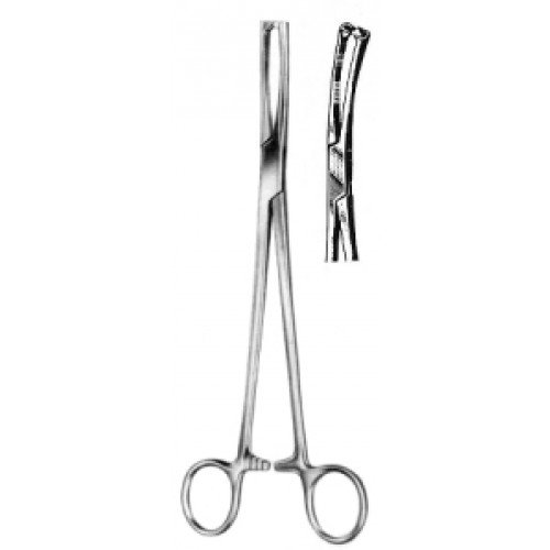 Jacobs Vulsellum Forceps, Curved, 21cm