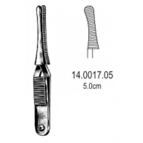 Johns-Hopkins Haemostatic Forceps Curved 5cm
