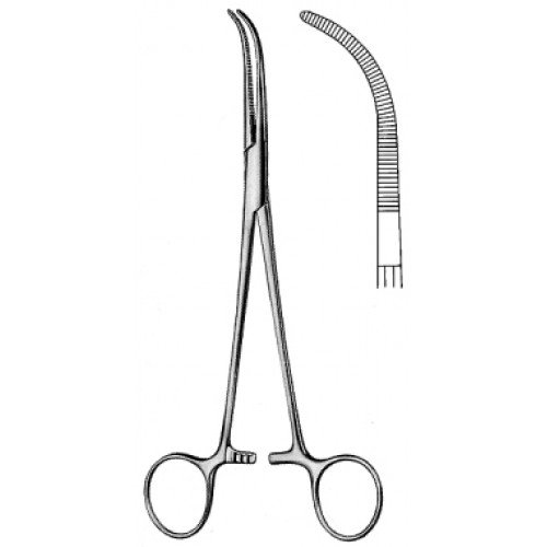 Johns Hopkins Hemostatic Gall Forceps Curved 20cm