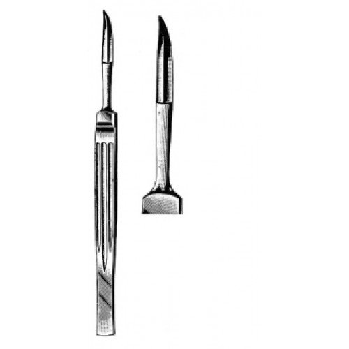 Joseph Plastic Knife, blunt tip, Curved, 15cm