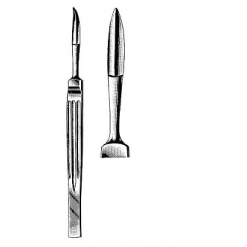 Joseph plastic Knife, Blunt Tip, Straight